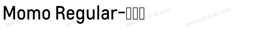 Momo Regular字体转换